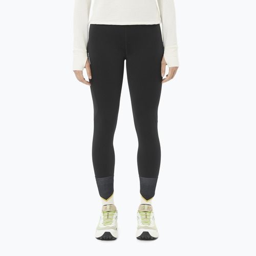 Dámske bežecké legíny Salomon Shakeout Core Warm deep black