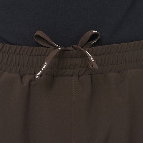 Pánske bežecké šortky Salomon Shakeout C 2IN1 7" coffee bean