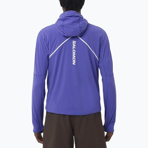 Pánska mikina Salomon Sense Aero Half Zip Hoodie libery