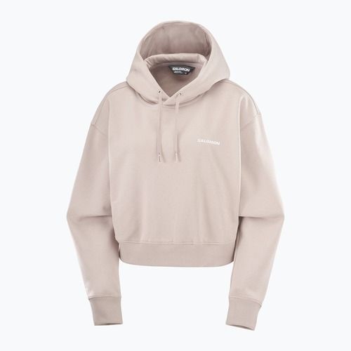 Dámska trekingová mikina Salomon Short Hoodie etherea