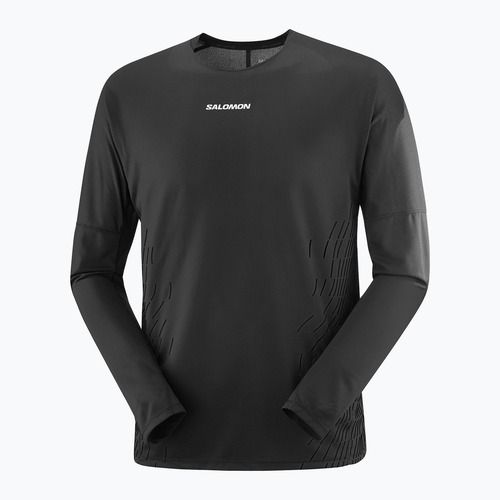 Pánske bežecké tričko Salomon Sense Aero GFX deep black