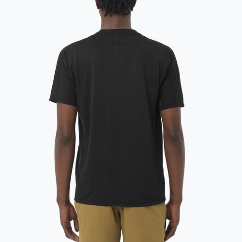 Pánske bežecké tričko Salomon Sense Aero GFX deep black