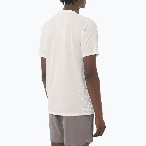 Pánske bežecké tričko Salomon Sense Aero GFX whisper white