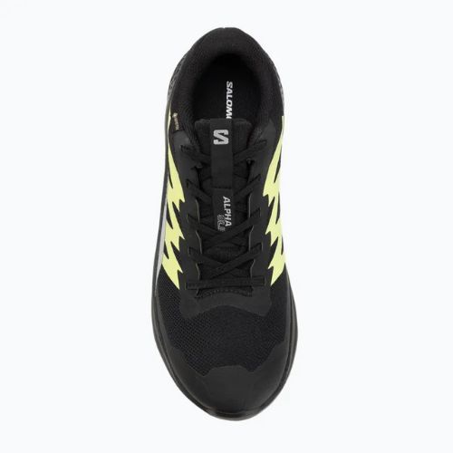 Buty do biegania meskie Salomon Alphaglide GTX black/alloy/sharp green