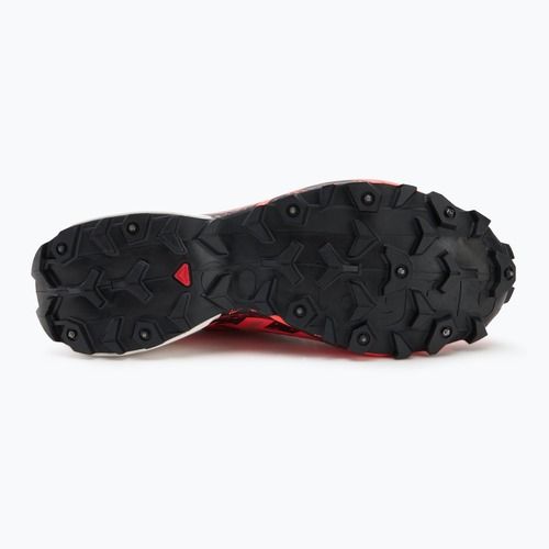 Pánske bežecké topánky Salomon Spikecross 6 GTX cow hide/black/neon flame