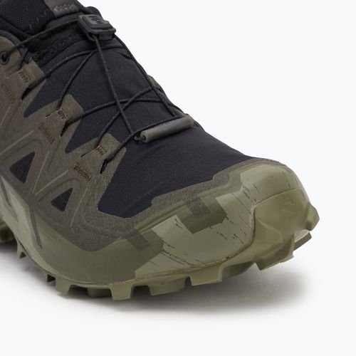 Pánske bežecké topánky Salomon Speedcross 6 GTX black/peat/deep lichen green