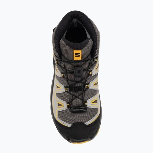 Detské trekové topánky Salomon X Ultra Mid GTX castlerock/black/spicy/mustard