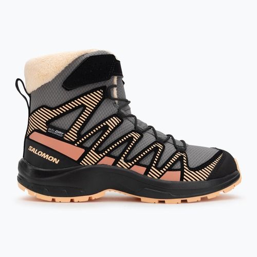 Detské trekové topánky Salomon XA Pro V8 Winter CSWP pewter/black/peach fuzz