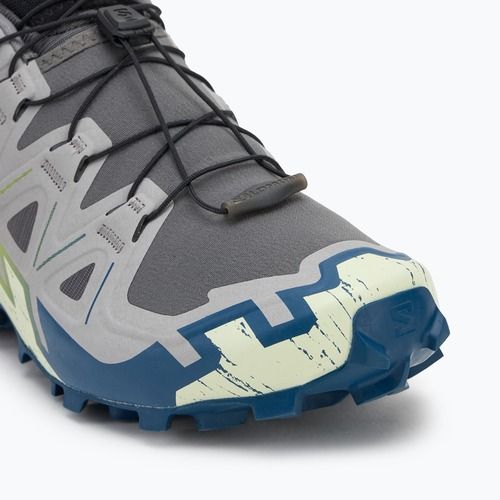 Pánske bežecké topánky Salomon Speedcross 6 castlerock/lime cream/poseidon