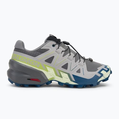 Pánske bežecké topánky Salomon Speedcross 6 castlerock/lime cream/poseidon