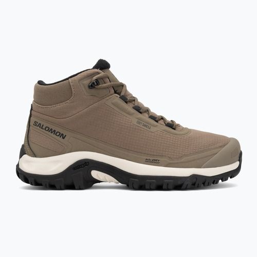 Pánske trekové topánky Salomon Shelter WP stone gray/black/rainy day