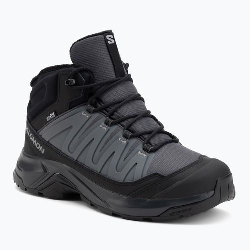 Pánske turistické topánky Salomon X-Adventure Coldrush WP asphalt / black / alloy