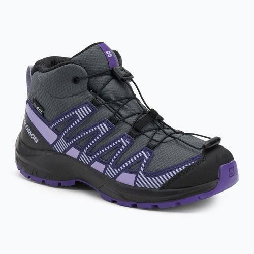 Detské turistické topánky Salomon XA Pro V8 MID WP turbulence / black / liberty