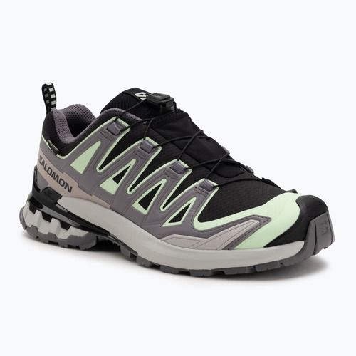 Dámske bežecké topánky Salomon XA PRO 3D V9 GTX black/patina green/gray violet