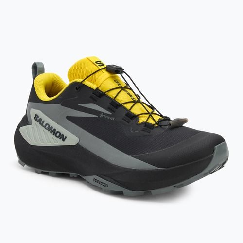 Pánske bežecké topánky Salomon Genesis GTX black/sedona sage/incaberry