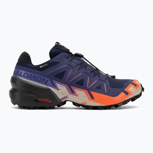 Pánske bežecké topánky Salomon Speedcross 6 GTX maritime blue/black/cherry tomato