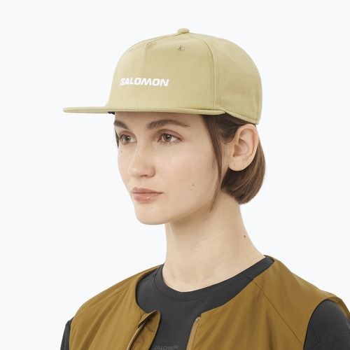 Šiltovka Salomon Logo Flat gray green
