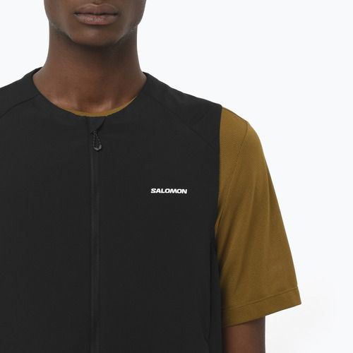 Běžecká vesta Salomon Mountain Flex Hybrid deep black