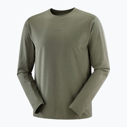 Pánske tričko longsleeve Salomon Trackline grape leaf