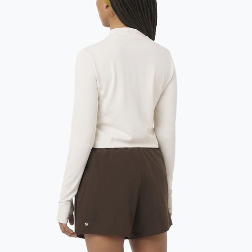 Dámske bežecké tričko longsleeve Salomon Bliss whisper white