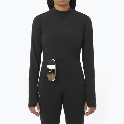 Dámske bežecké tričko longsleeve Salomon Bliss deep black
