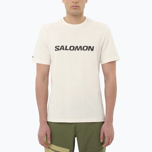 Pánske tričko Salomon Logo whisper white