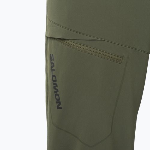 Pánske trekingové nohavice Salomon Wayfarer Warm grape leaf