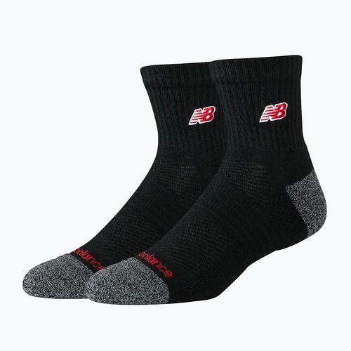 Ponožky New Balance Active Premium Crew Quarter 2 párov black