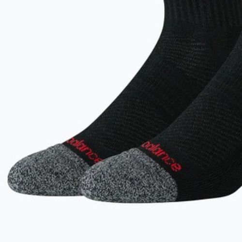Ponožky New Balance Active Premium Crew Quarter 2 párov black