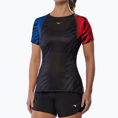 Dámske bežecké tričko Mizuno DryAeroFlow Graphic Tee oni red