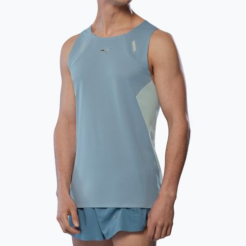 Pánske bežecké tričko Mizuno Tech Light Tank citadel