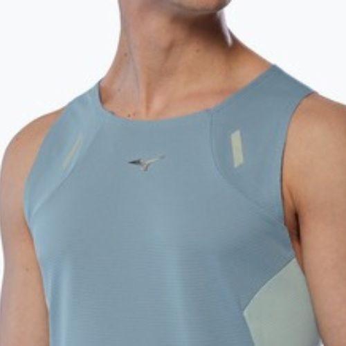 Pánske bežecké tričko Mizuno Tech Light Tank citadel