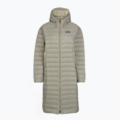 Dámsky páperový kabát Patagonia Recycled Down Sweater Parka river rock green