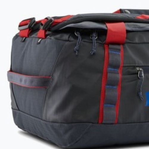 Cestovná taška Patagonia Black Hole Duffel 40 l smulder blue/amanita red