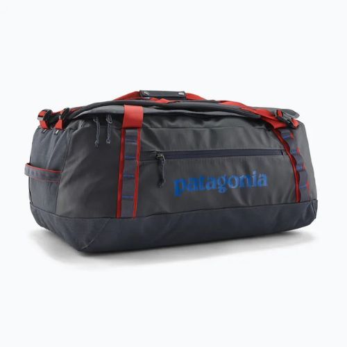 Cestovná taška Patagonia Black Hole Duffel 55 l smolder blue/amanita red