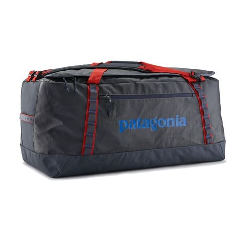 Cestovná taška Patagonia Black Hole Duffel 100 l smolder blue/amanita red