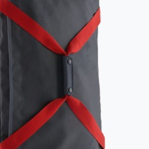 Patagonia Black Hole Wheeled Duffel 100 l smolder blue/amanita red cestovná taška