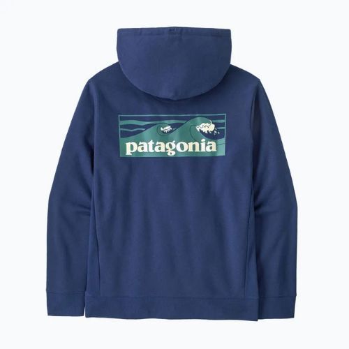 Pánska mikina Patagonia Boardshort Logo Uprisal Hoody clement blue