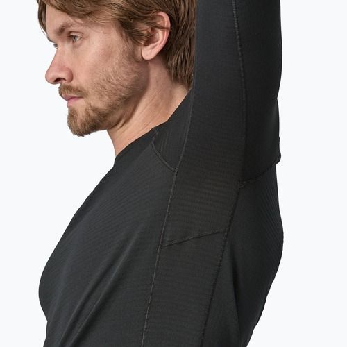 Pánske termo tričko longsleeve Patagonia Cap Termal Weight Crew black