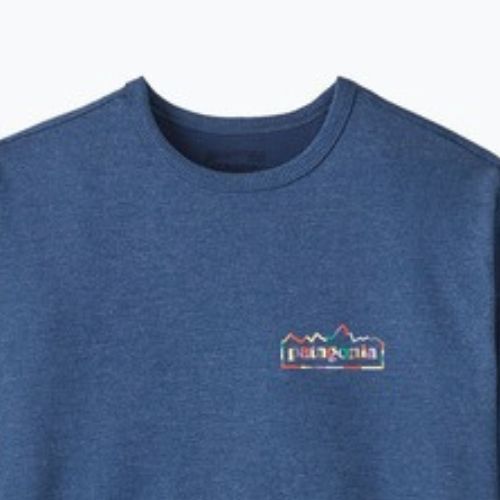 Pánska mikina Patagonia Lightweight Unity Fitz Wildrise Crew clement blue