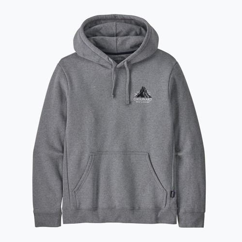 Pánska mikina Patagonia Chouinard Crest Uprisal Hoody gravel heather