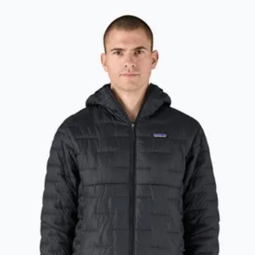 Pánska páperová bunda Patagonia Micro Puff Hoody black