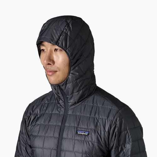 Pánska páperová bunda Patagonia Nano Puff Hoody smolder blue