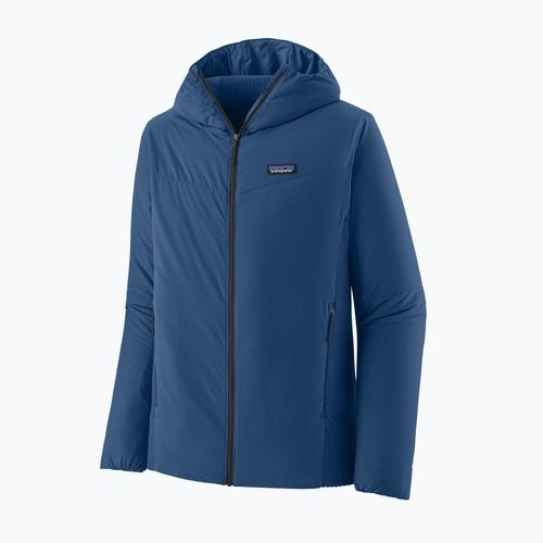 Pánska hybridná bunda Patagonia Nano-Air Light Hybrid Hoody smolder blue