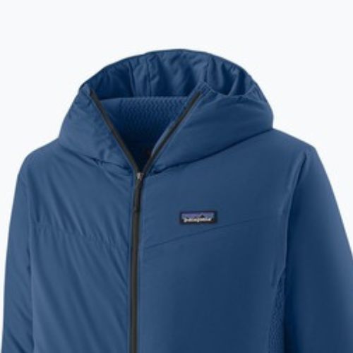 Pánska hybridná bunda Patagonia Nano-Air Light Hybrid Hoody smolder blue