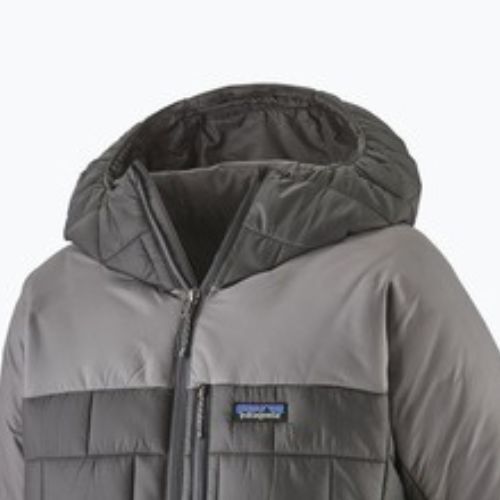 Pánska páperová bunda Patagonia Hi-Loft Nano Puff Hoody forge grey