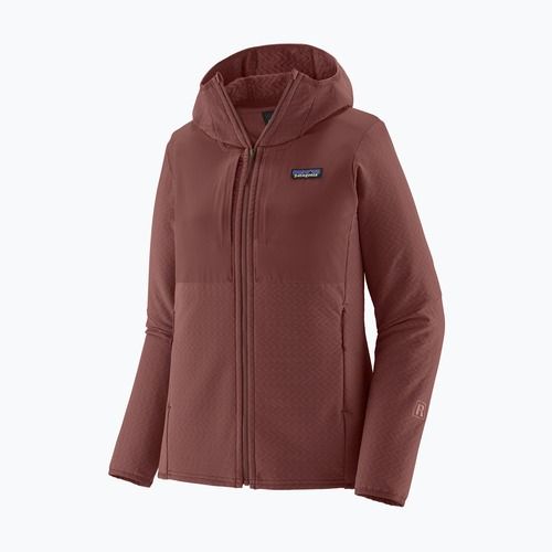Dámska softshellová bunda Patagonia R2 CrossStrata Hoody dark ruby