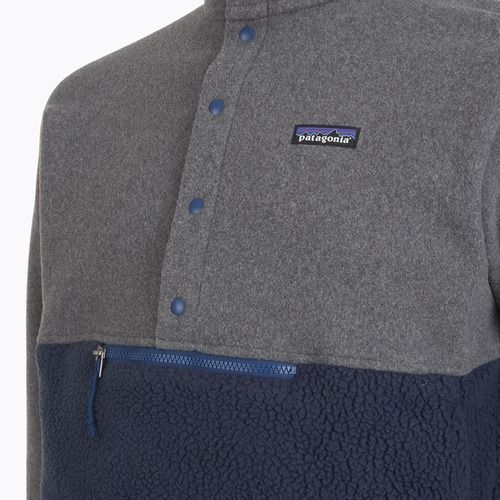 Pánska trekingová mikina Patagonia Retro Pile 1 / 2 Snap P / O new navy w / nickel