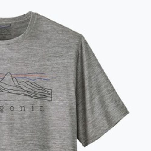 Pánske  tričko Patagonia Cap Cool Daily Graphic Shirt stratapeaks / feather grey