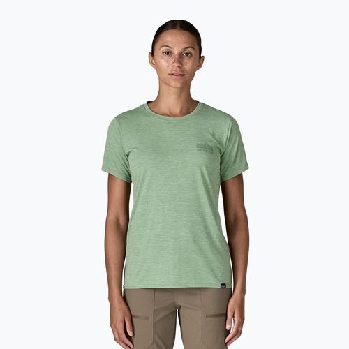 Dámske tričko Patagonia Cap Cool Daily Graphic Shirt strataspire / ellwood green x-dye